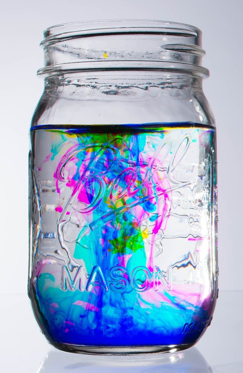 Spring Mason Jar Vase